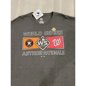 Houston Astros 2019 World Series Champions T-Shirt Men's Size 2XL NEW‎